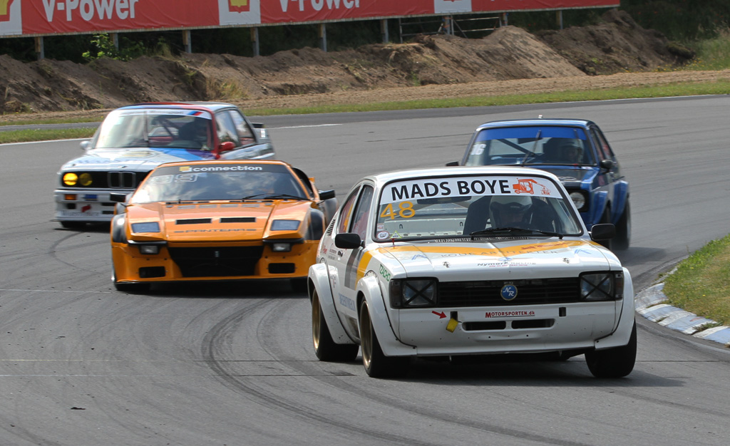 Morten Eriksen havde gang i den i andet løb
(Foto: Motorsporten.dk)